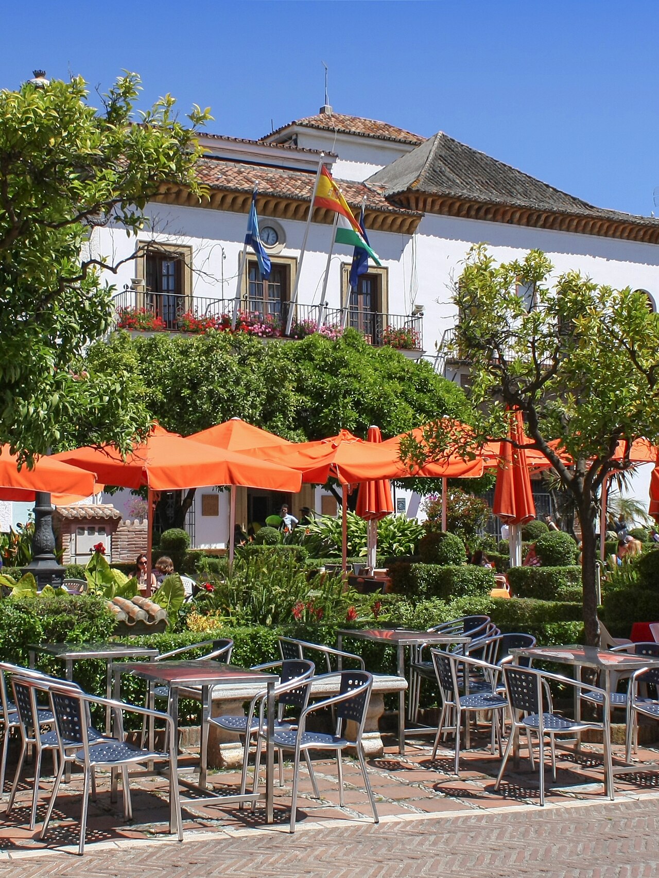 Plaza de la Iglesia de la Encarnación dans le Casco Antiguo de Marbella